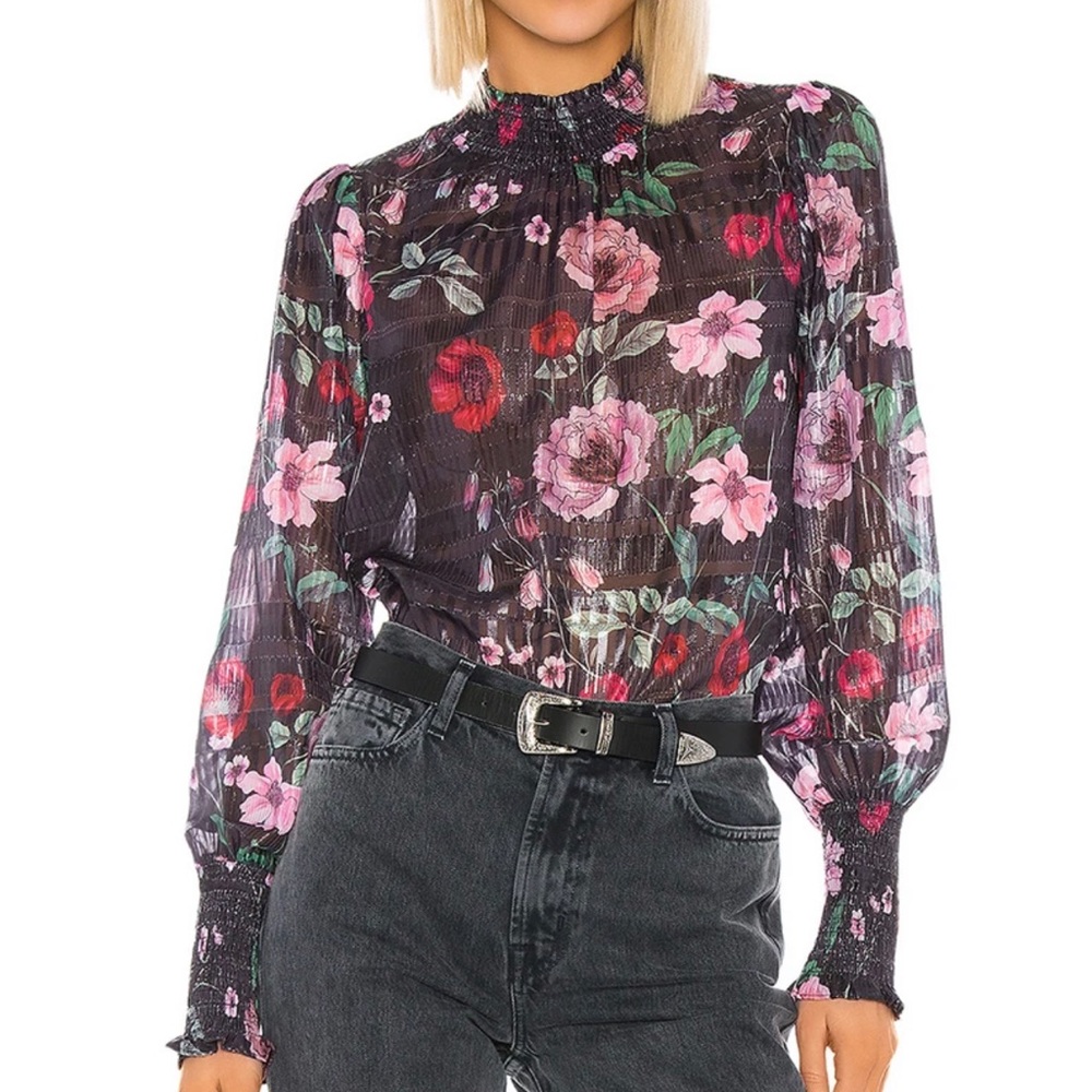 Tularosa adley smocked floral top.